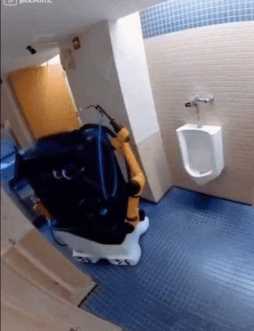 화장실 청소로봇 ㄷㄷ
